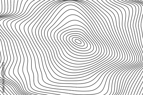 Abstract dynamical rippled surface,distorted wave monochrome texture, curved lines,  illusion of movement, curvature