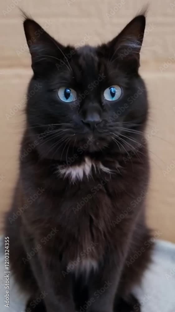 cute black kitten with blue eyes cute black kitten with blue eyes