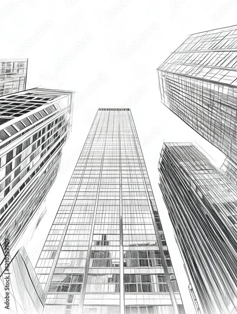 Fototapeta premium Urban Skyline