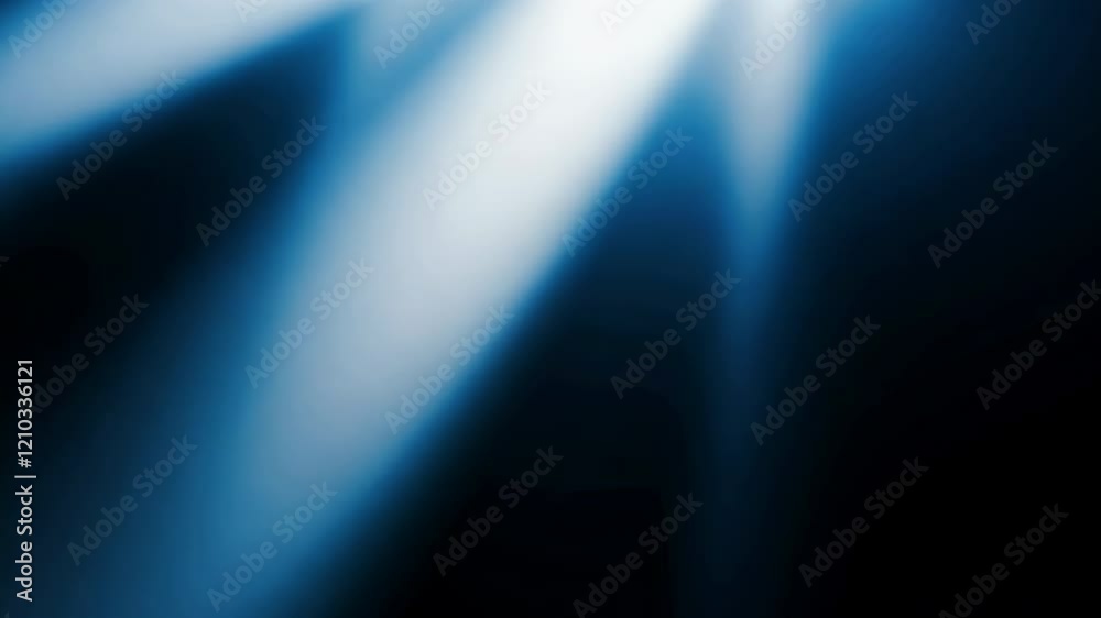 radiant white and blue light shining on a black background looping radiant white and blue light shining on a black background looping