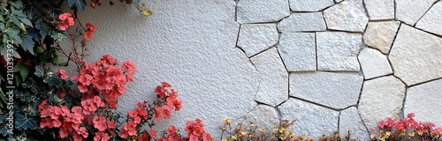 Quartz grey ceramic mosaic tile texture stone background , isolated on white background, , copy space for text,