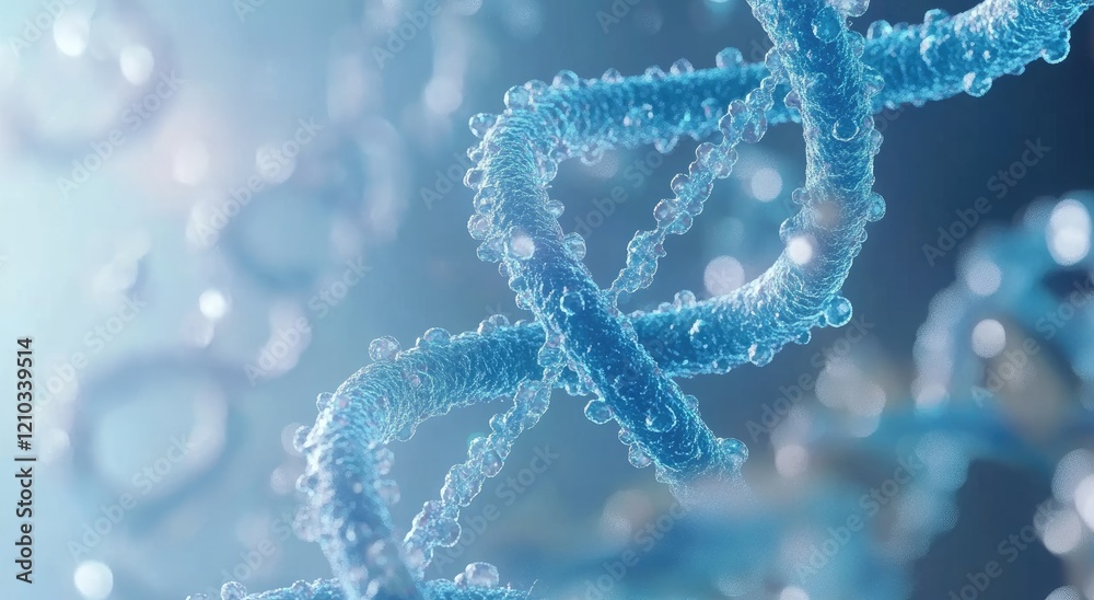Stunning Dna Helix Image Blue Genetic Code Background Stunning Dna Helix Image Blue Genetic Code Background