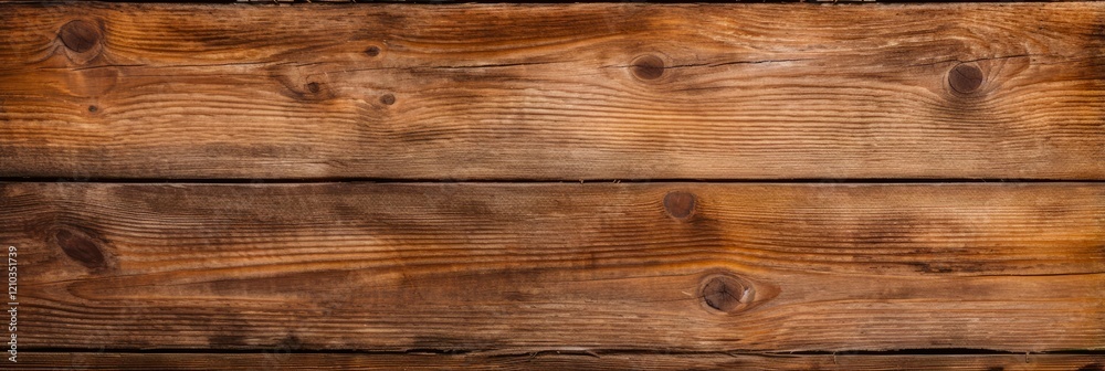 Obraz premium Rustic Wooden Board with Nails - Top View Empty Texture for Abstract Banner