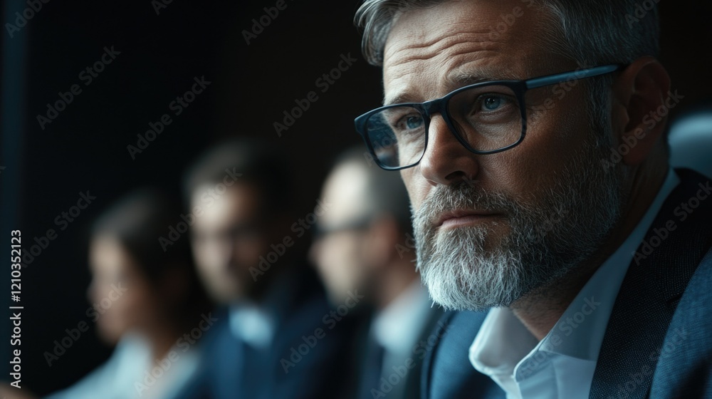 Businessman Deep in Thought Businessman Deep in Thought