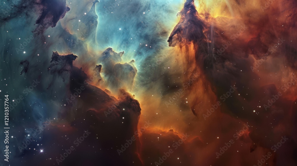 Abstract Galaxy Nebula Space Background Abstract Galaxy Nebula Space Background