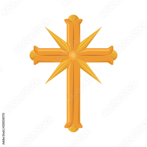 golden scientology cross