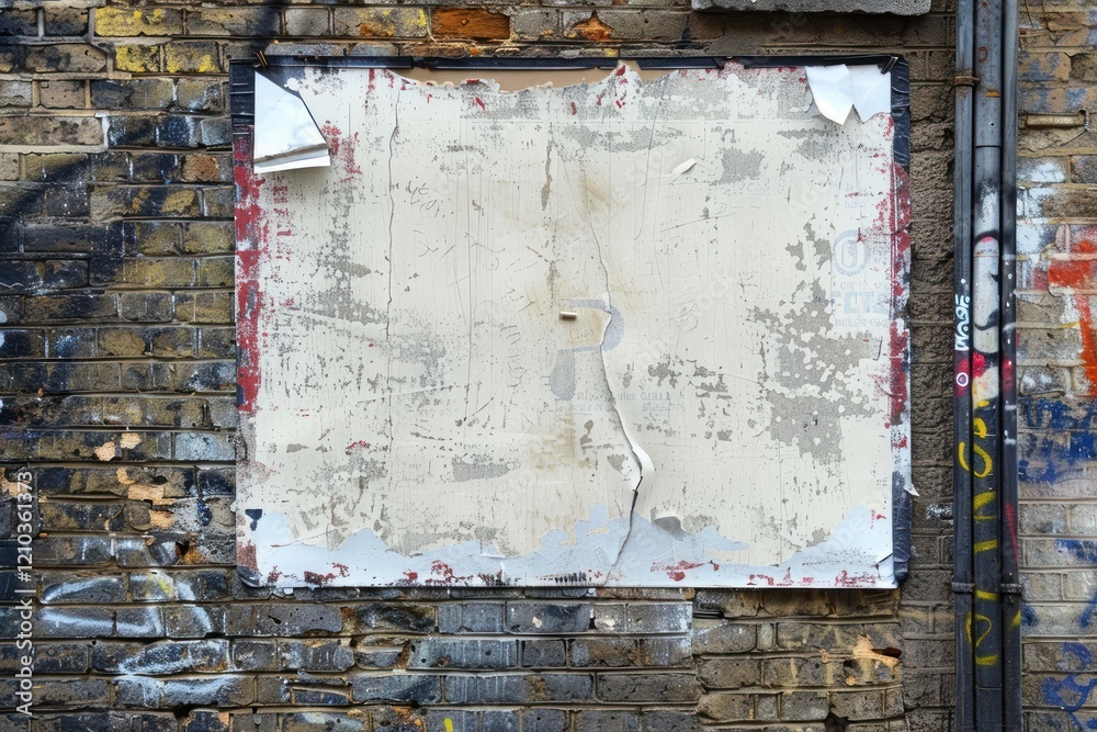 Naklejka premium Paper mockup blackboard