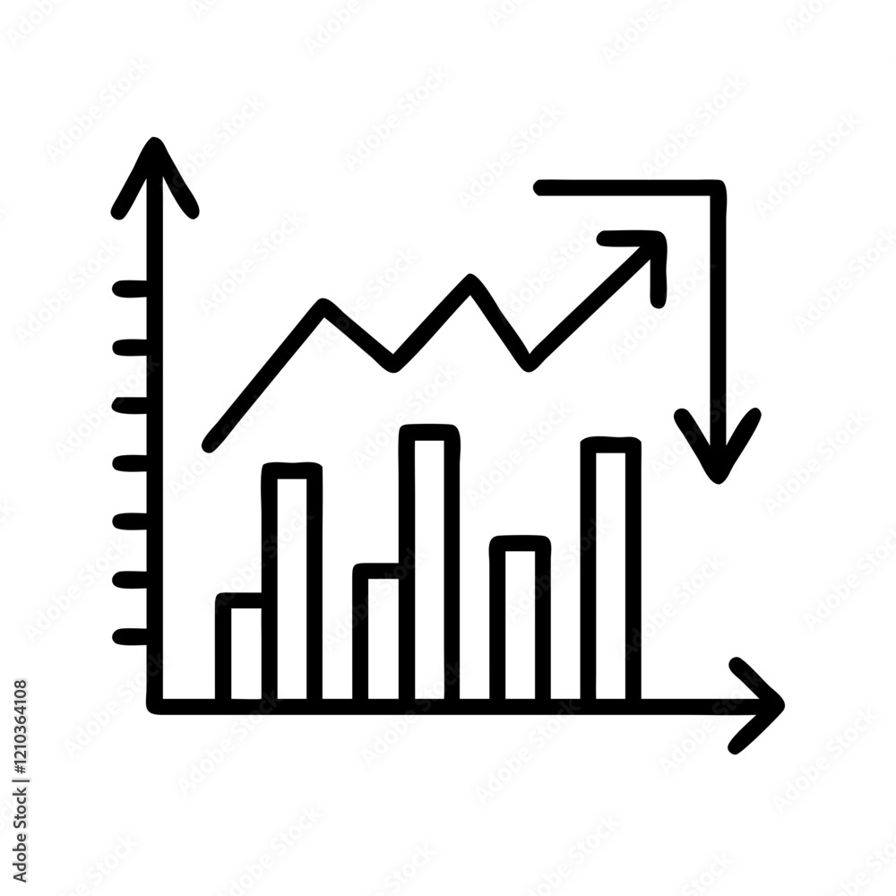 market volatility icon, market volatility line art - simple line art of market volatility, perfect for market volatility logos and icons market volatility icon, market volatility line art - simple line art of market volatility, perfect for market volatility logos and icons
