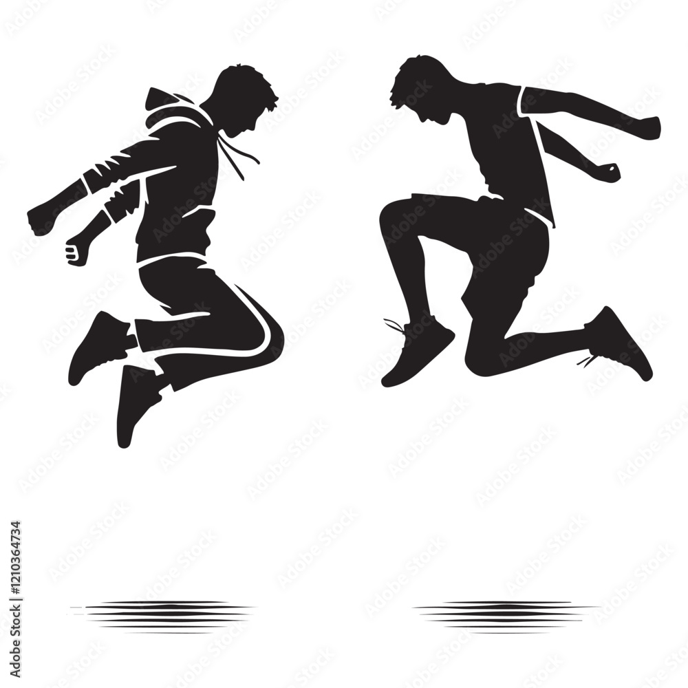 Top-rated set of jumping man silhouette digital art for graphic designers seeking high-quality resources - man jumping vector set - man jumping illustrations set
Top-rated set of jumping man silhouette digital art for graphic designers seeking high-quality resources - man jumping vector set - man jumping illustrations set