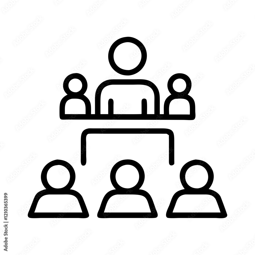 meeting host icon, meeting host line art - simple line art of meeting host, perfect for meeting host logos and icons meeting host icon, meeting host line art - simple line art of meeting host, perfect for meeting host logos and icons