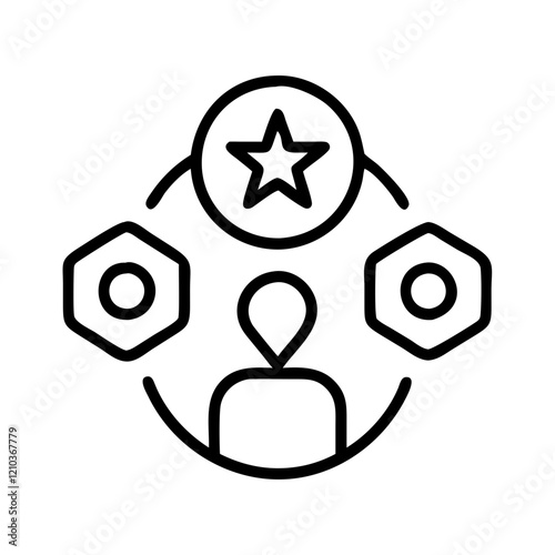 nat icon, nat line art - simple line art of nat, perfect for nat logos and icons