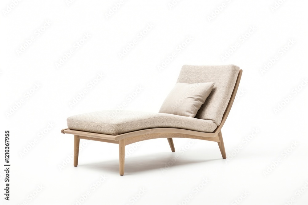Modern long beige chair furniture architecture Modern long beige chair furniture architecture