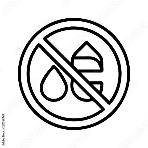 no preservatives icon, no preservatives line art - simple line art of no preservatives, perfect for no preservatives logos and icons