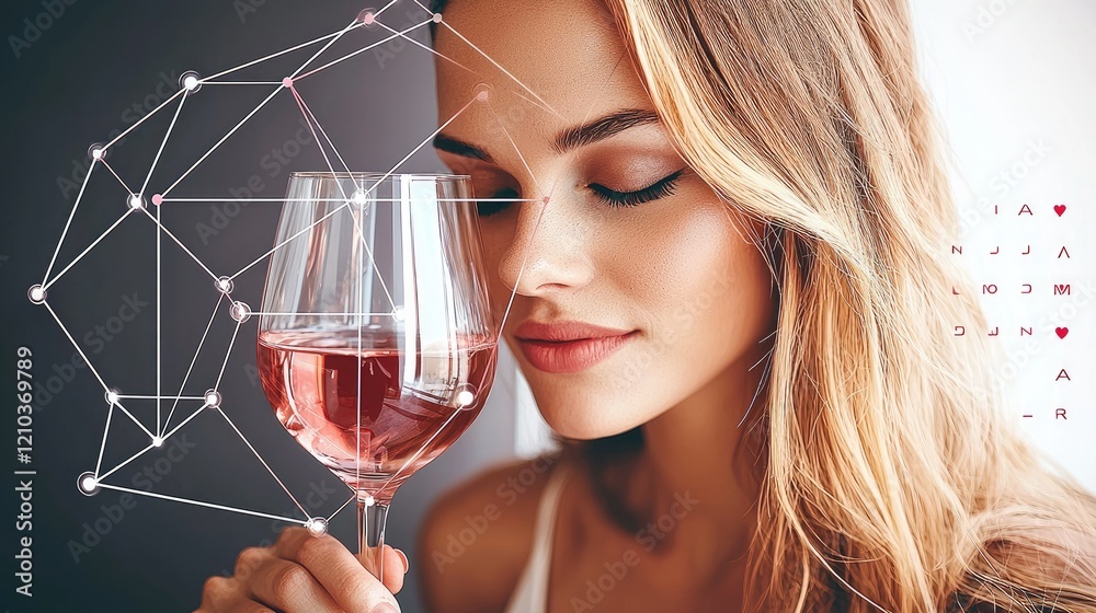 Happy young couple in love hugging holding glasses, drinking wine, celebrating Valentines day dining at home together, having romantic dinner date with candles sitting at table, embracing and bonding