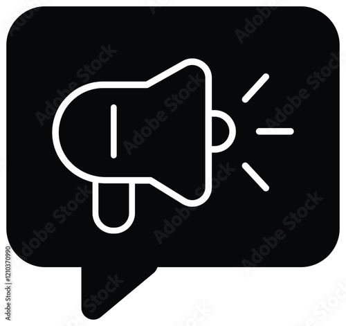 Announcements, advertisements, or promotional communication, with transparent background.