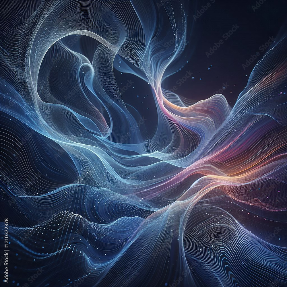 Abstract background with waves Abstract background with waves