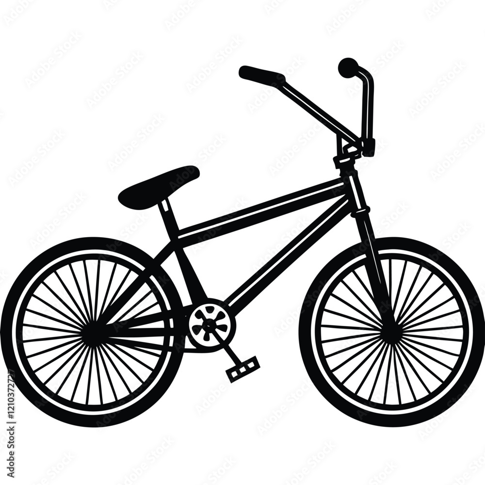 Classic Bicycle Vector Illustration – Minimalist Design Classic Bicycle Vector Illustration – Minimalist Design