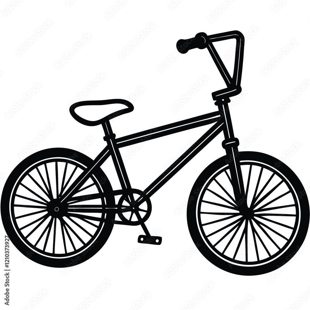 Classic Bicycle Vector Illustration – Minimalist Design Classic Bicycle Vector Illustration – Minimalist Design