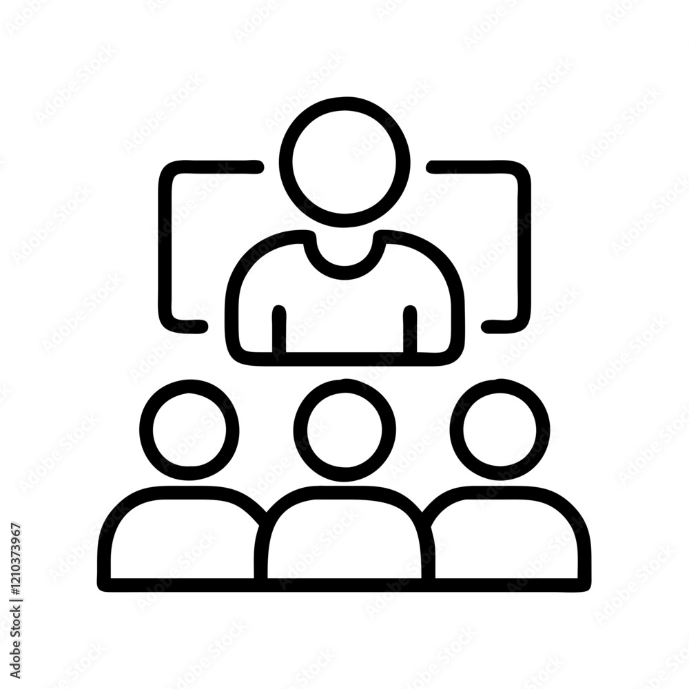 participants icon, participants line art - simple line art of participants, perfect for participants logos and icons participants icon, participants line art - simple line art of participants, perfect for participants logos and icons