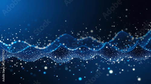 Dynamic Particle Landscape in Deep Blue