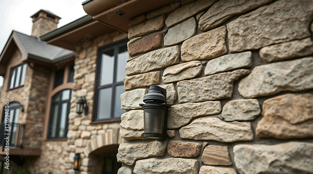 Luxury Stone House Exterior: Architectural Design and Masonry Details Luxury Stone House Exterior: Architectural Design and Masonry Details