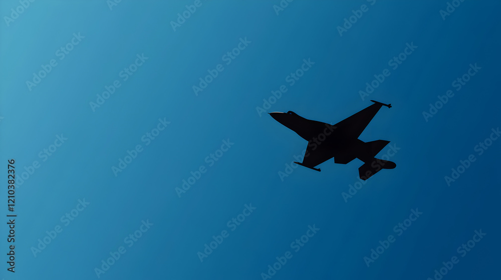 A flat vector of a warplane flying overhead, symbolizing air superiority. Warplane minimalist illustration.
A flat vector of a warplane flying overhead, symbolizing air superiority. Warplane minimalist illustration.
