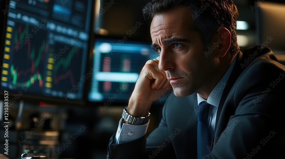 Trader Making Decisions In A Fast-Paced Environment Trader Making Decisions In A Fast-Paced Environment