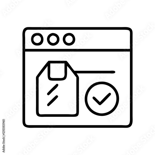 preorder icon, preorder line art - simple line art of preorder, perfect for preorder logos and icons