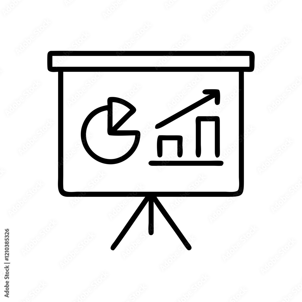 presentation slide icon, presentation slide line art - simple line art of presentation slide, perfect for presentation slide logos and icons presentation slide icon, presentation slide line art - simple line art of presentation slide, perfect for presentation slide logos and icons