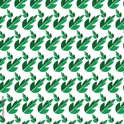 leaf green color abstract background pattern design