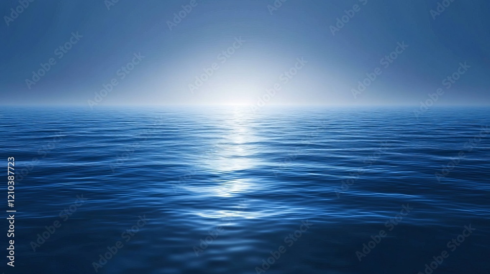 Deep ocean blue with soft glowing light particles, calm and peaceful, ethereal and magical, abstract and vibrant, luxurious and elegant, high detail reflections Deep ocean blue with soft glowing light particles, calm and peaceful, ethereal and magical, abstract and vibrant, luxurious and elegant, high detail reflections
