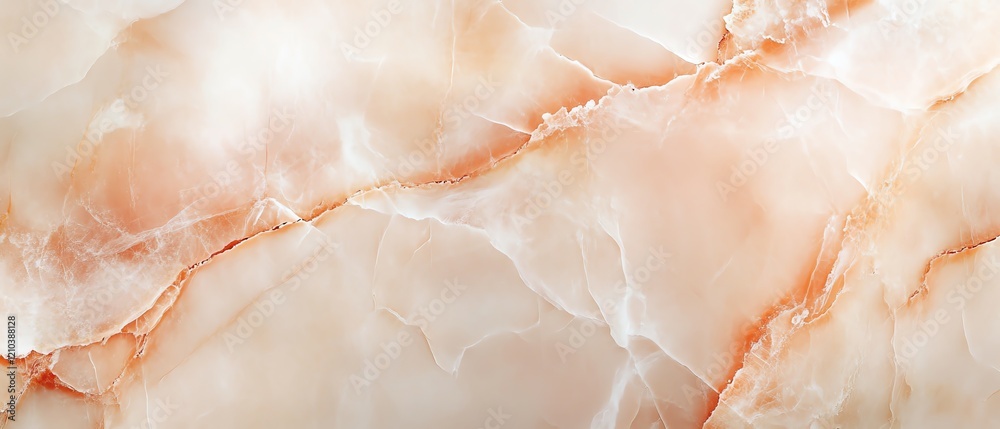 Fototapeta premium Pale pink and peach marble texture Valentine's day Background