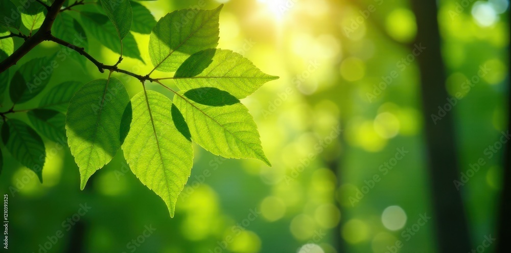 Sun-dappled leaves on lush green tree branches, plant, photography Sun-dappled leaves on lush green tree branches, plant, photography