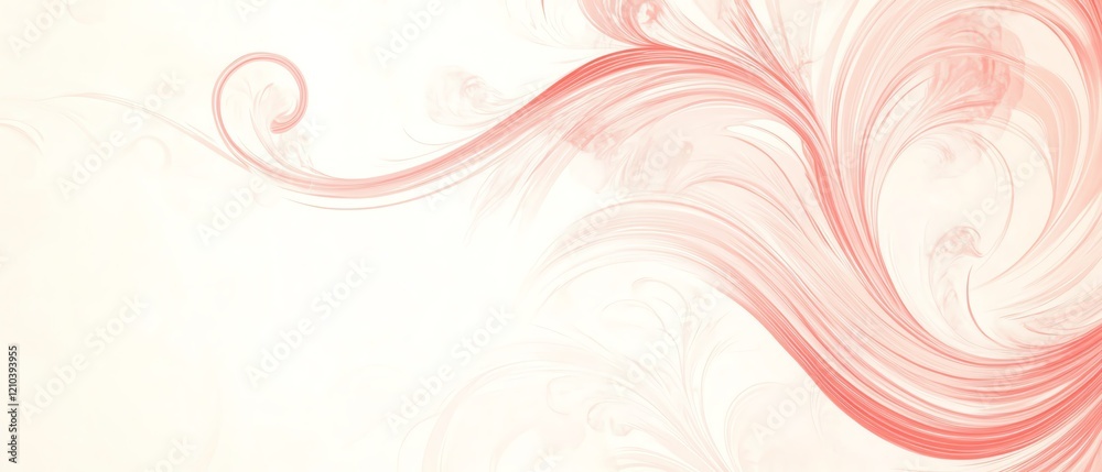 Subtle pink swirls on a pale cream backdrop Valentine's day Background Subtle pink swirls on a pale cream backdrop Valentine's day Background