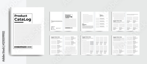 Company product catalogue design template
