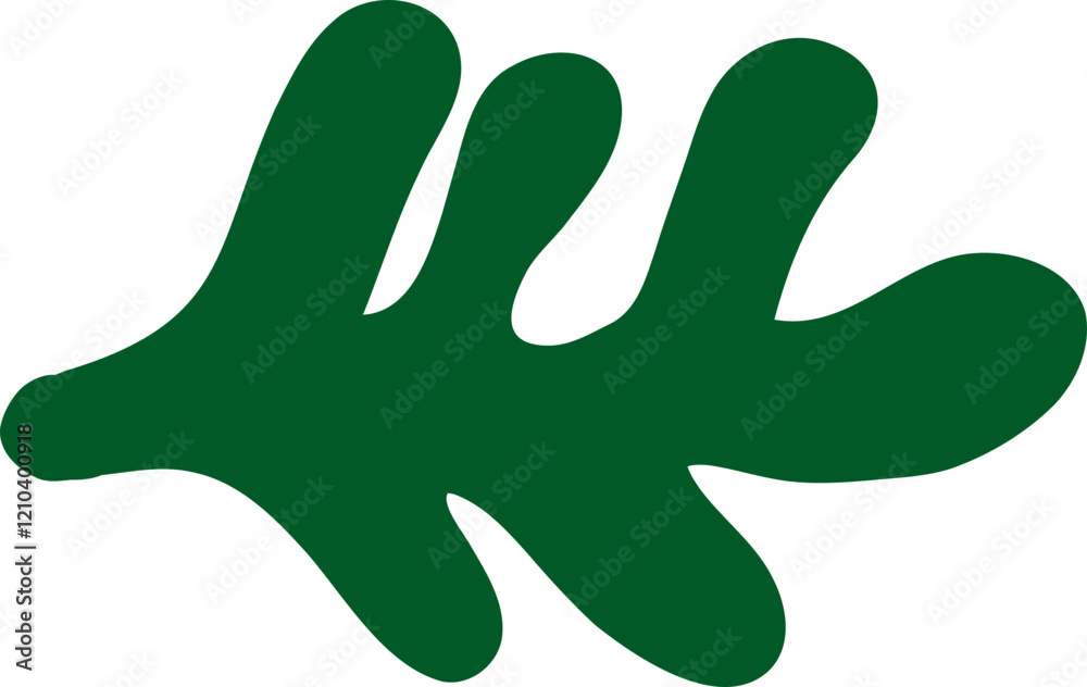 A visually striking abstract green leaf blob shape, showcasing a modern and organic aesthetic. Ideal for contemporary designs. A visually striking abstract green leaf blob shape, showcasing a modern and organic aesthetic. Ideal for contemporary designs.