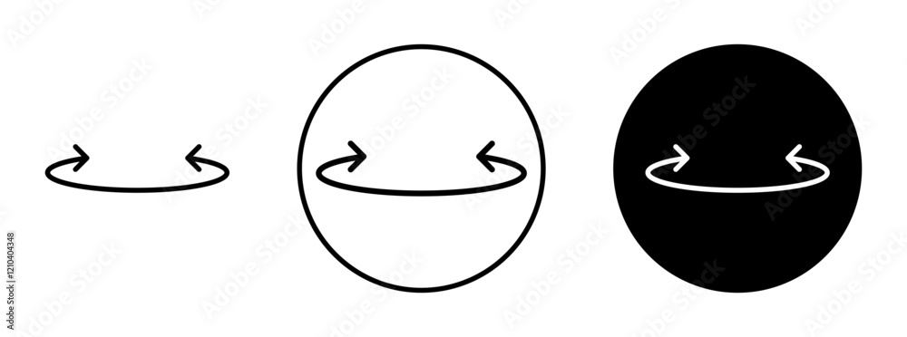 Two side icons set in black filled and stroke line style Two side icons set in black filled and stroke line style