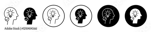 Understand icons set in black filled and stroke line style