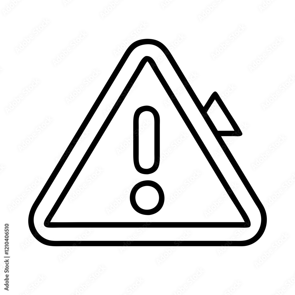 safety warning icon, safety warning line art - simple line art of safety warning, perfect for safety warning logos and icons safety warning icon, safety warning line art - simple line art of safety warning, perfect for safety warning logos and icons