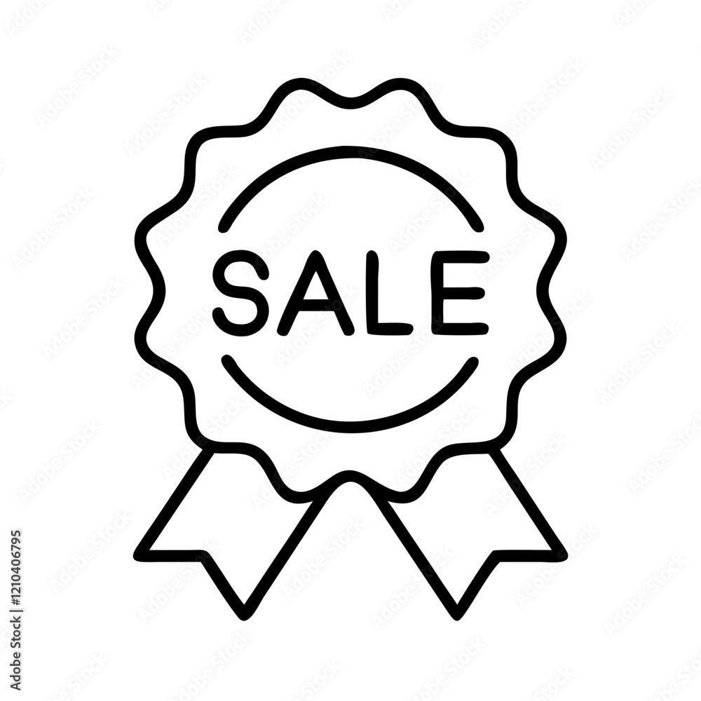 sale badge icon, sale badge line art - simple line art of sale badge, perfect for sale badge logos and icons sale badge icon, sale badge line art - simple line art of sale badge, perfect for sale badge logos and icons