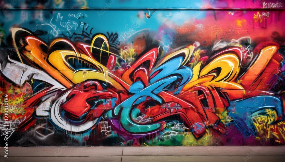 Fototapeta premium graffiti on the wall