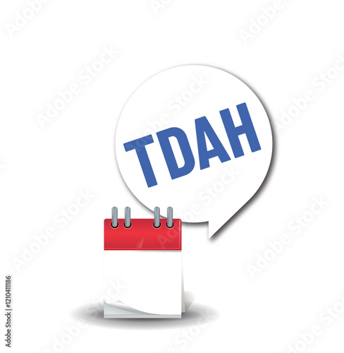 TDAH- Acronyme - Le trouble déficit de l'att,ntion avec ou sans hyperactivité 