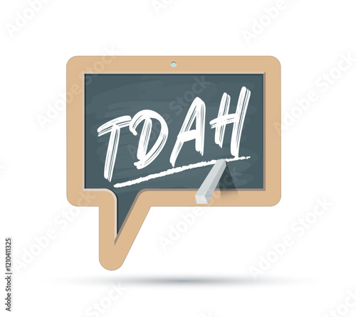 TDAH- Acronyme - Le trouble déficit de l'att,ntion avec ou sans hyperactivité 