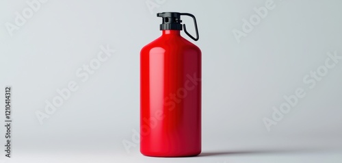 A container of eco-friendly fire suppressants designed for wildfire containment displayed on a solid white background, single object photo