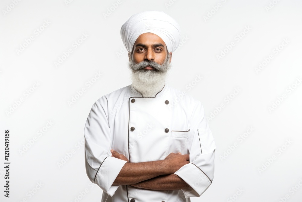 Indian chef adult copy space freshness Indian chef adult copy space freshness