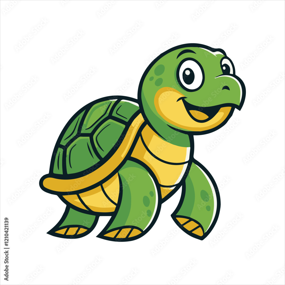 Obraz premium turtle mascot cartoon style vector images, designed to add charm and character to your creative projects. These vectors showcase turtles in various playful and engaging cartoon styles, 