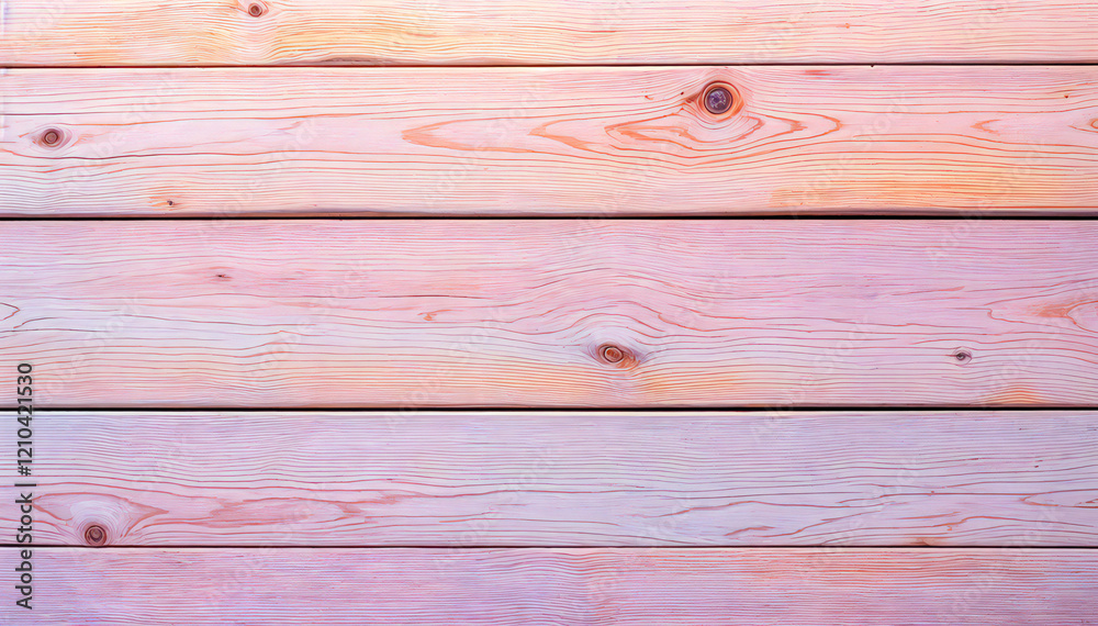 Obraz premium a close-up shot of light pink wooden planks, the details of the wood grain are clearly visible