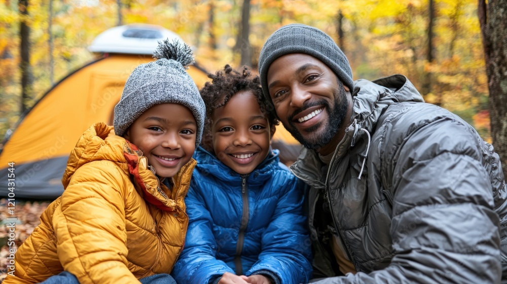 Cherished Family Moments in Autumn Camping Cherished Family Moments in Autumn Camping