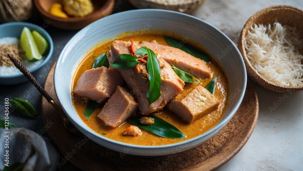 Spicy smoked tuna curry with coconut milk delight Spicy smoked tuna curry with coconut milk delight