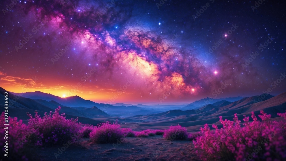A wonderful vision of a fantastic world and space A wonderful vision of a fantastic world and space